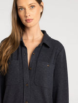 Lewis Button Up Shirt Navy Ink
