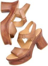 Cantal Heeled Sandals Brown Terra