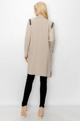 Shirie Shoulder Detail Knitted Sweater Vest Khaki