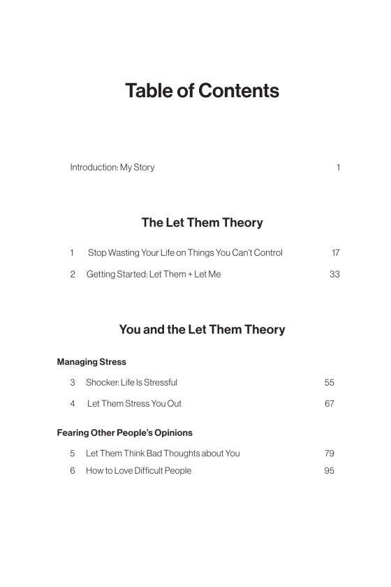 The Let Them Theory Book