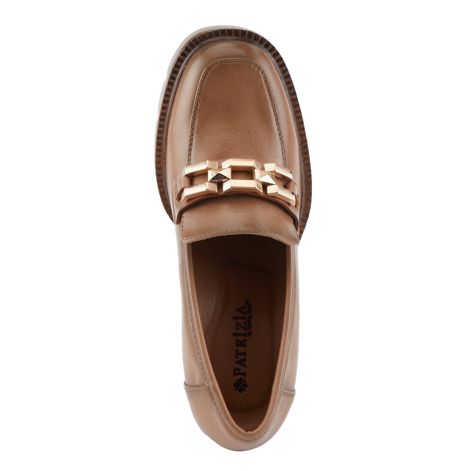 Dajah Heeled Loafers Tan