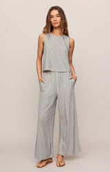 Sloane Knit Striped Tank Eclipse