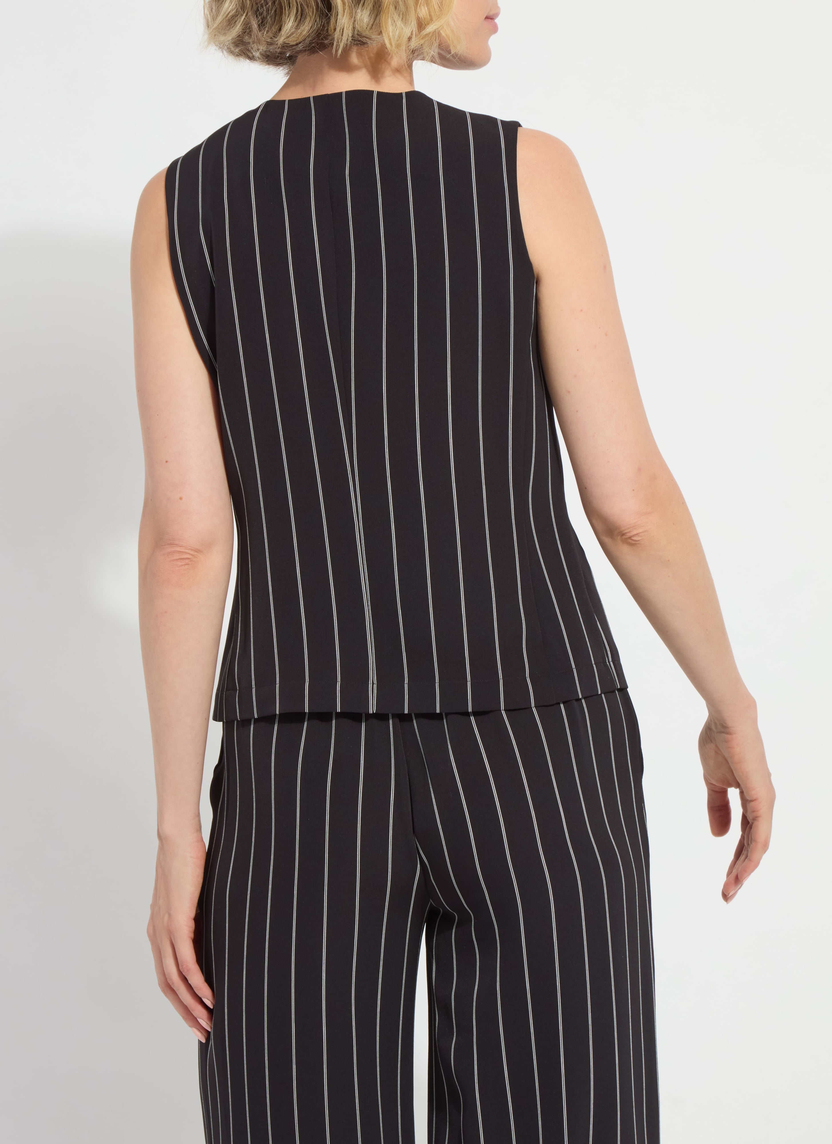 Ava Tailored Vest Over & Over Line