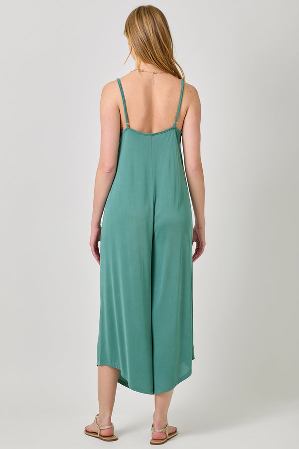 Modal Baggy Jumpsuit Emerald