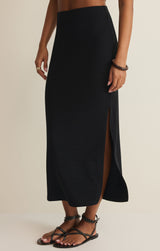 Ainslie Midi Skirt Black