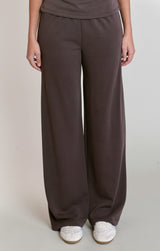 Wide Leg Pocket Pants Soft Brown