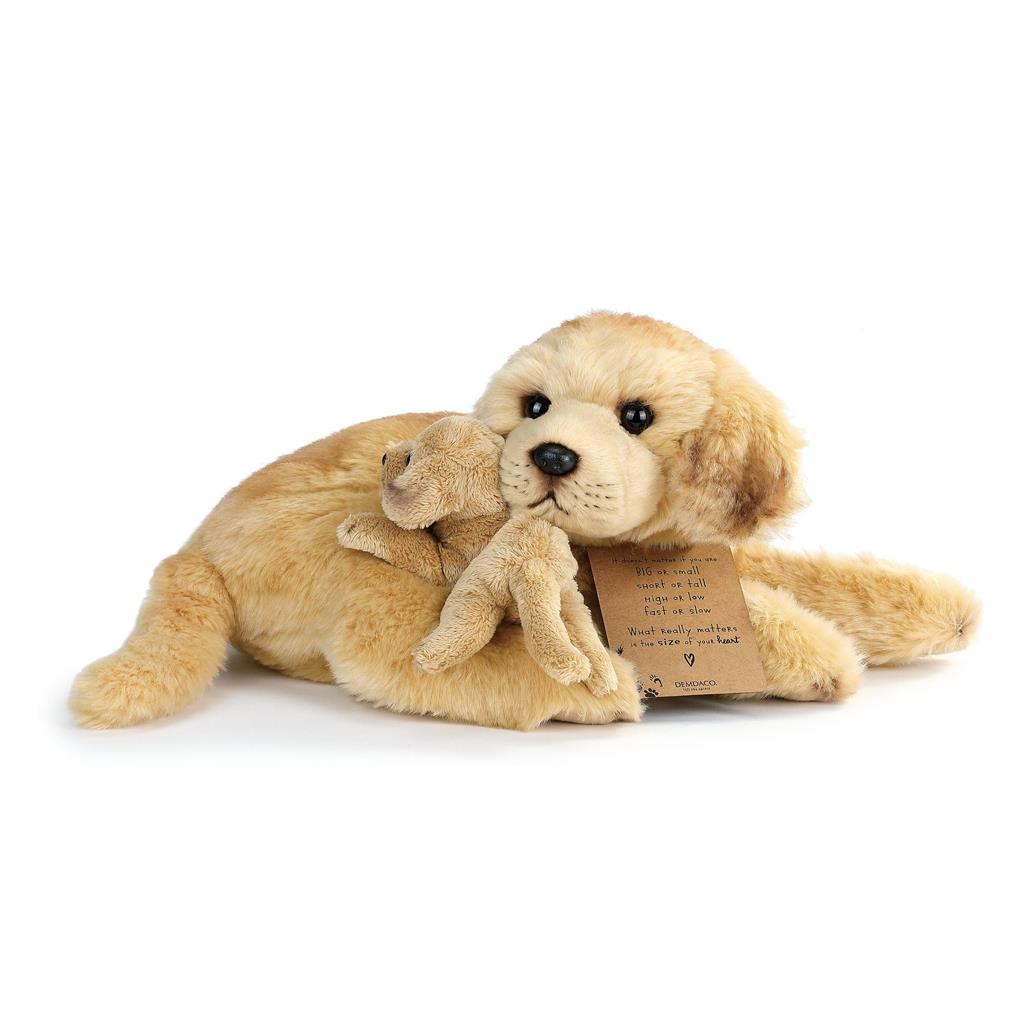 Yellow Lab & Pup