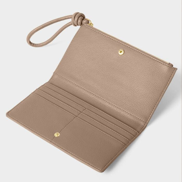 Asha Fold Out Wristlet Mocha
