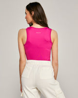Core Scoop Neck Tank Pink