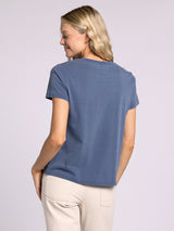 Asher Relaxed Fit Tee Vintage Indigo