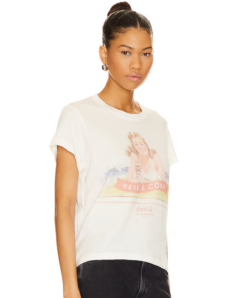 Have A Coke Vintage Girl Graphic Tee
