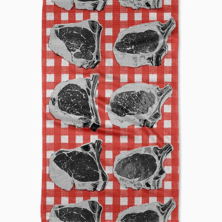 Geometry Tea Towel Buthers Gingham
