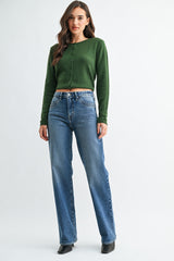 Double Pocket Wide Leg Jeans Medium