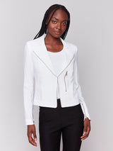 Biker Jacket White