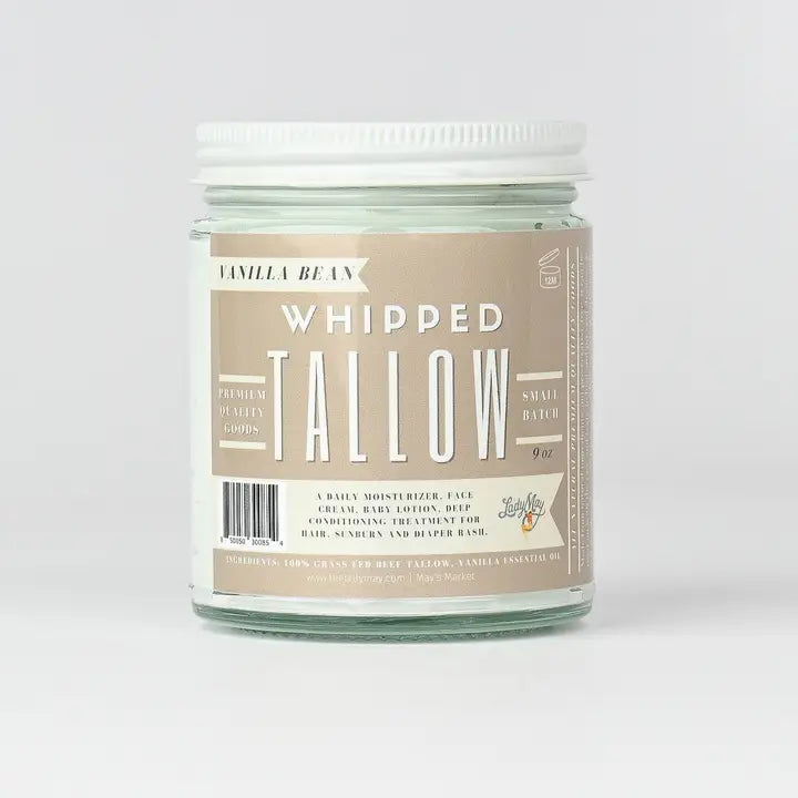 100% Grass Fed Whipped Tallow - 9 OZ