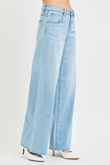 Slouchy Wide Leg Jeans Light
