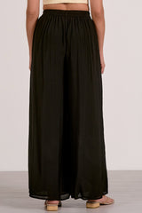 Flowy Wide Leg Pants Black