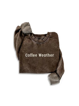 Coffee Weather Mineral Sweatshirt Brown