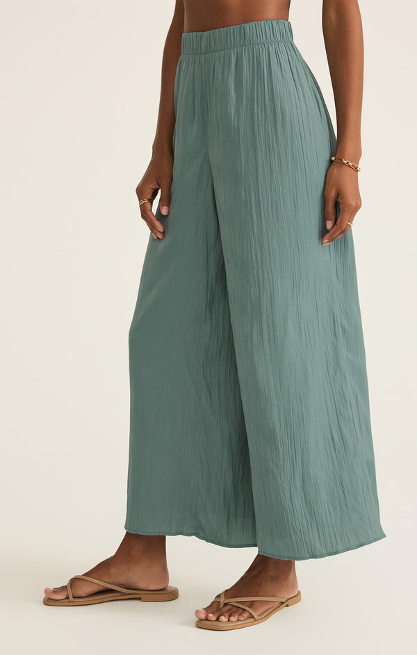 Sunset Satin Pants Sea Pine