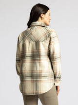 Tullis Plaid Jacket Vanilla Vetiver