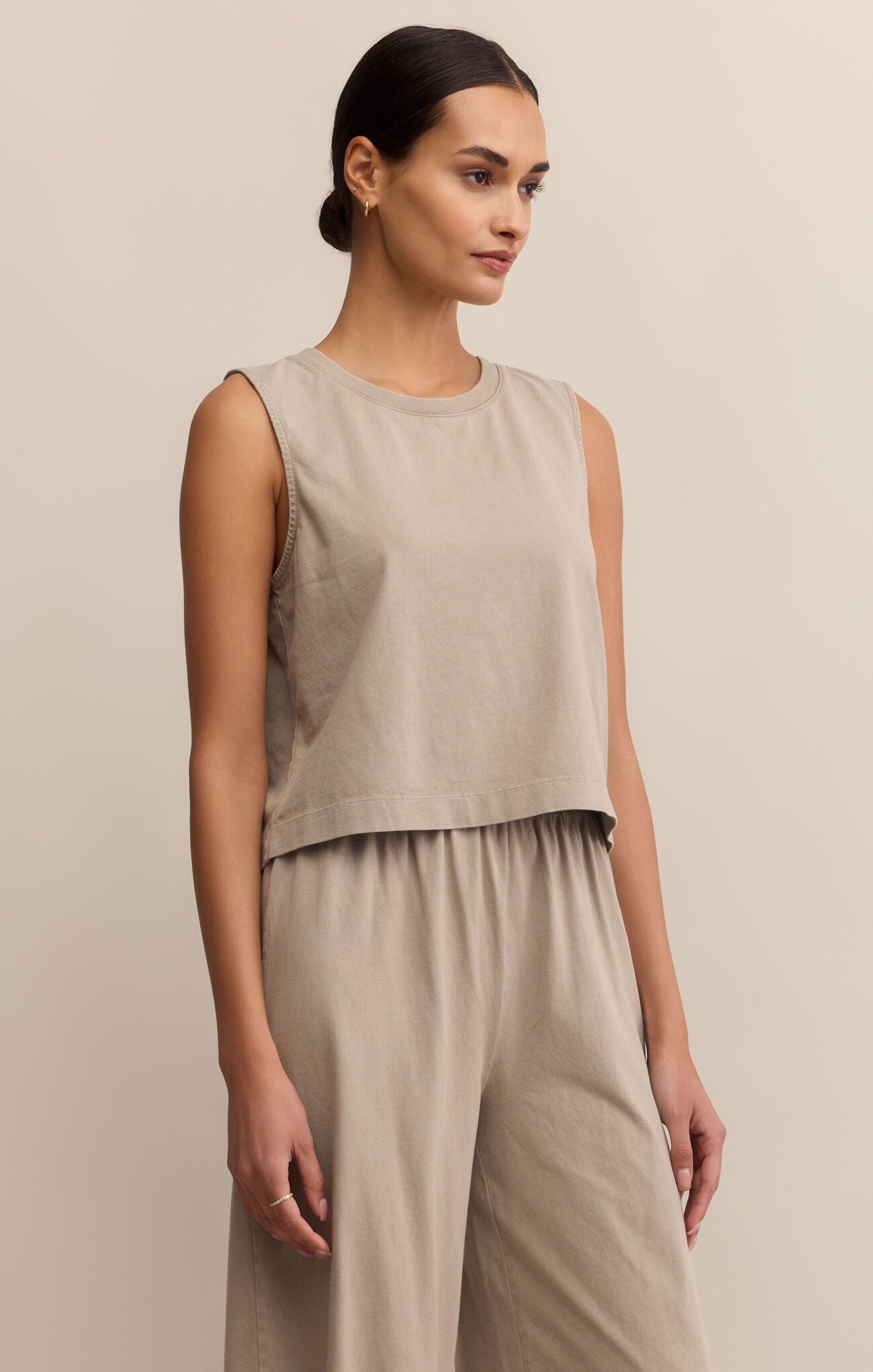 Sloane Crew Neck Jersey Muscle Tank Retreat