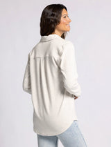 Lewis Button Up Shirt Heather Oatmeal