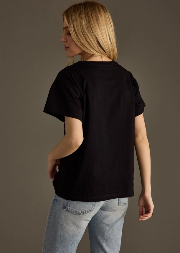 Support Your Local Dive Bar Tee Black