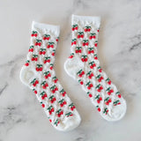 Vintage Cherry Socks