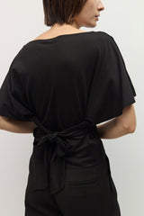 Shianne Adjustable Tie Top Black
