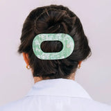 Teleties Large Flat Round Clip Spring Splash