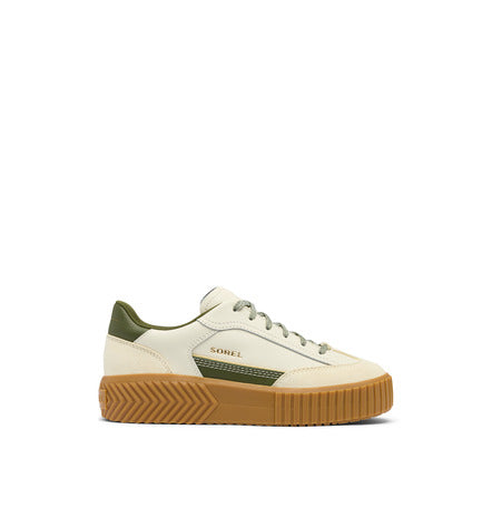 Out N About Ave T-Toe Sneakers Chalk + Utility Green