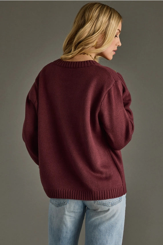 Weather Sweater Wine