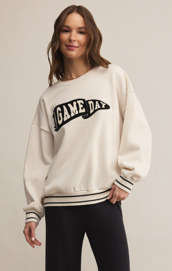 Oversized Let's Go Sweatshirt Vanilla Ice