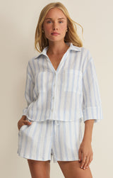 Helena Striped Shirt Sea Salt