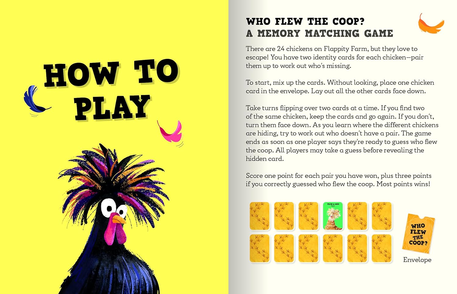 Who Flew The Coop? An Egg-cellent Card Game