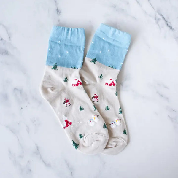 Santa Claus Village Socks