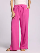 Verna Drawstring Pants Soft Fuchsia