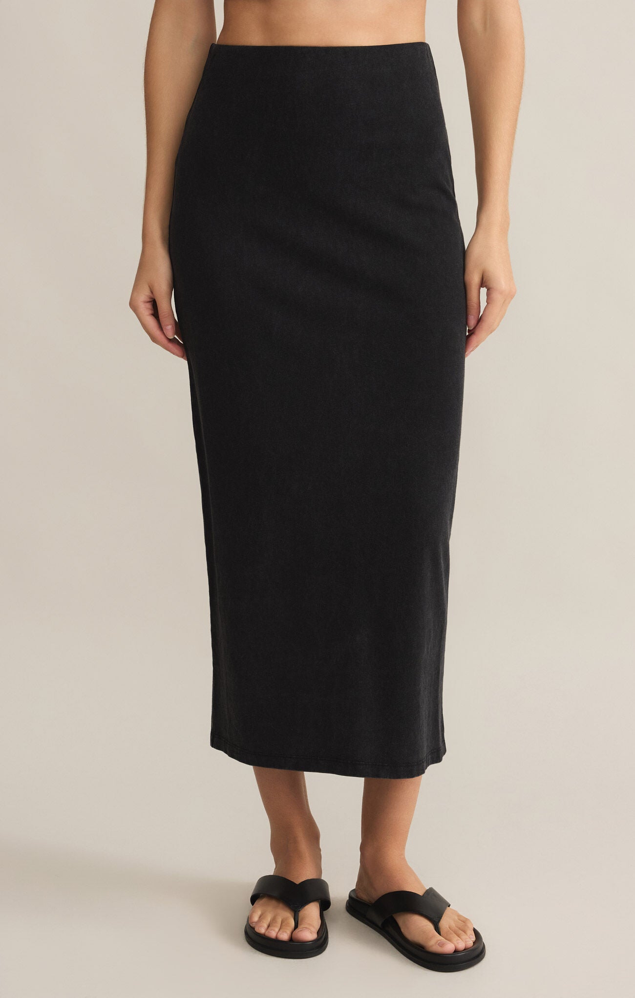 Gail Midi Skirt Black