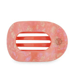Teleties Large Flat Round Clip Dreamsicle