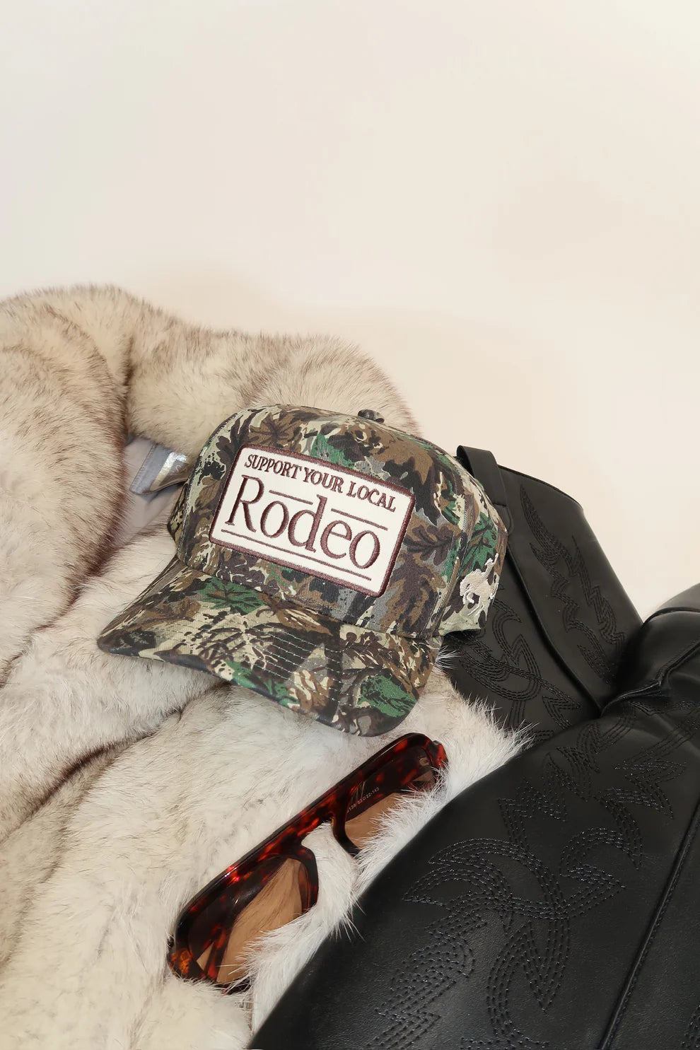 Support Your Local Rodeo Trucker Hat