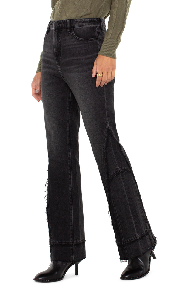 Hannah High Rise Crafty Seaming Flare Jeans Mooreland