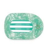 Teleties Large Flat Round Clip Spring Splash