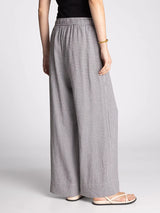 Caelis Pants Charcoal Gingham