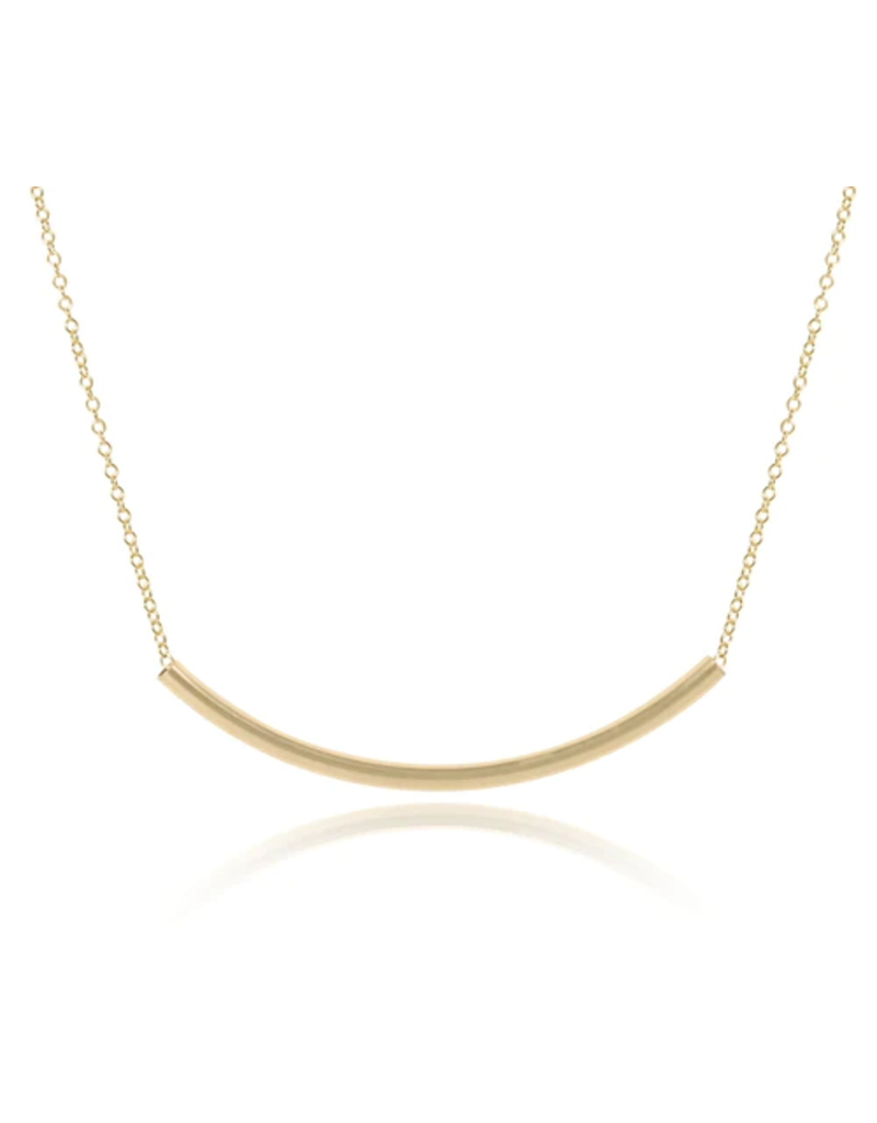 16" Gold Necklace Bliss Bar Gold