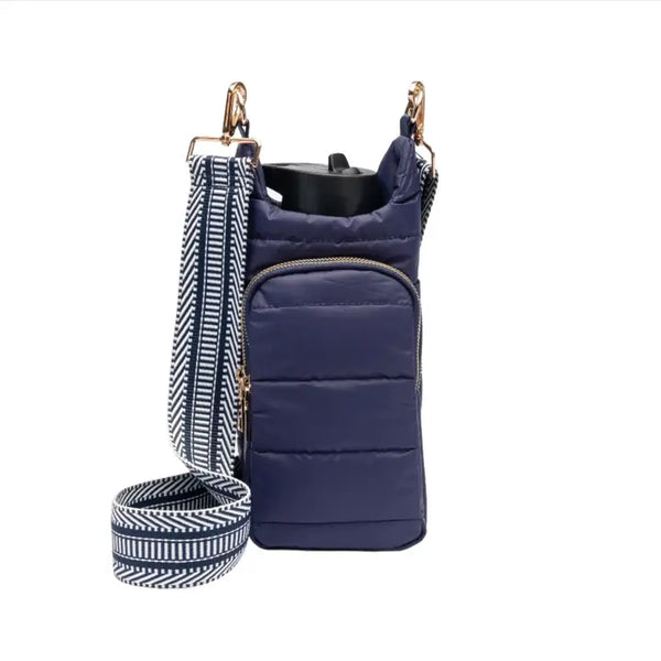 HydroBag Crossbody Island Navy Blue | Greek Stripe