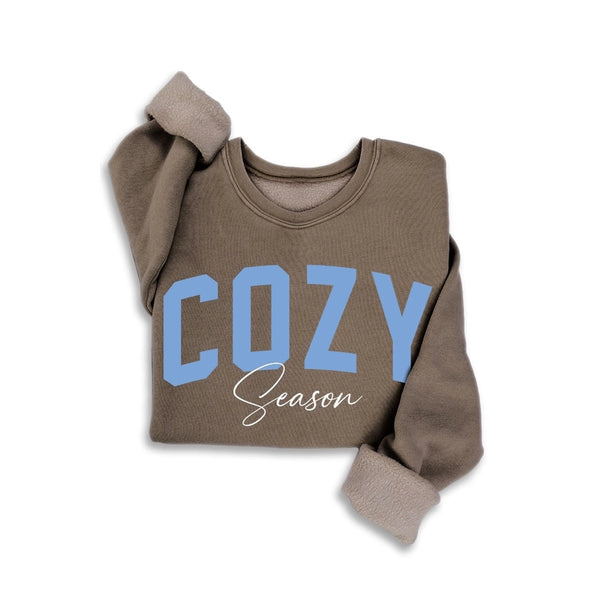 Cozy Season Mineral Sweatshirt Brown