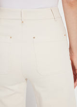 Erin High Waist Wide Leg Denim Pants Oat