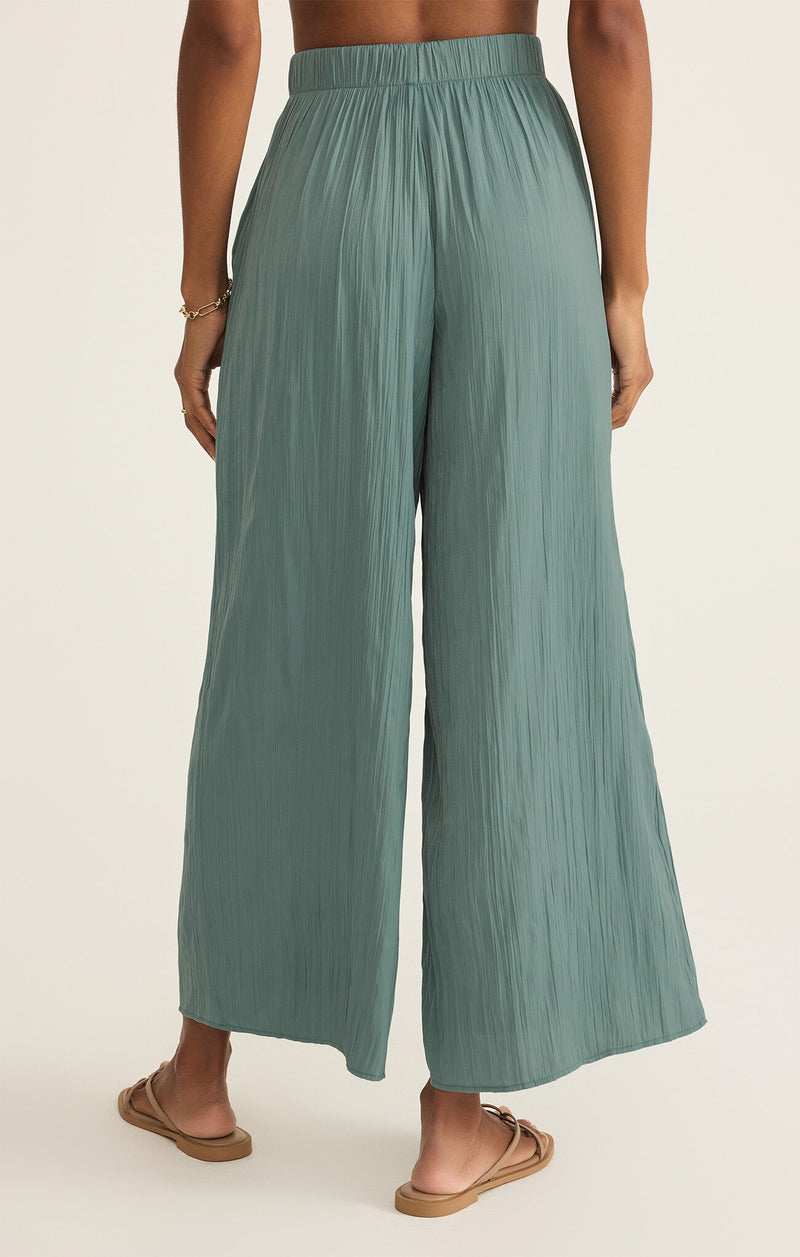 Sunset Satin Pants Sea Pine