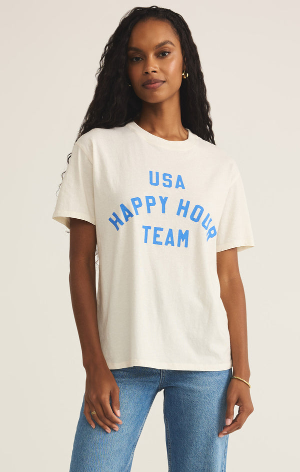 Team Happy Boyfriend Tee Sea Salt