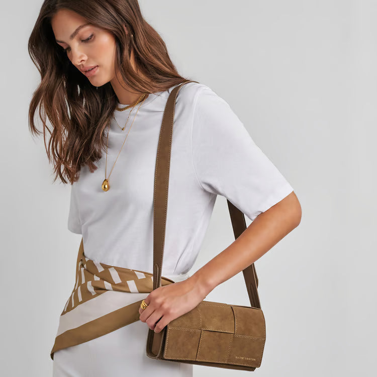 Taya Suedette Crossbody Bag Caramel Suedette